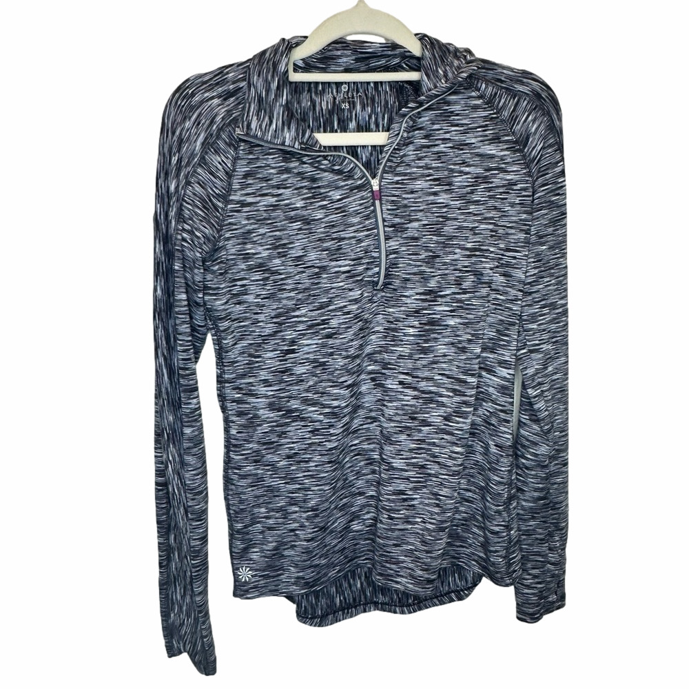 Athleta Gray Half Zip Jacket Size XSmall